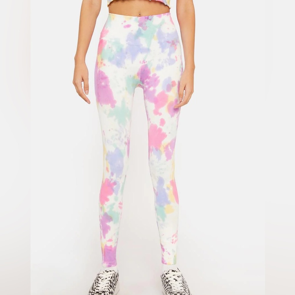 Spiritual Gangster Love Sculpt Leggings Tie Dye Leggings Size XS